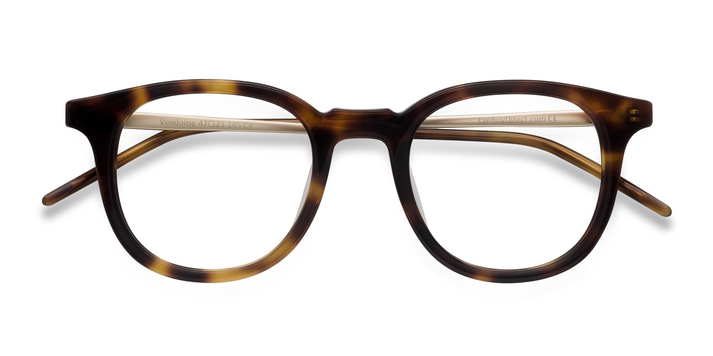 Tortoise Vendome - Metal Eyeglasses