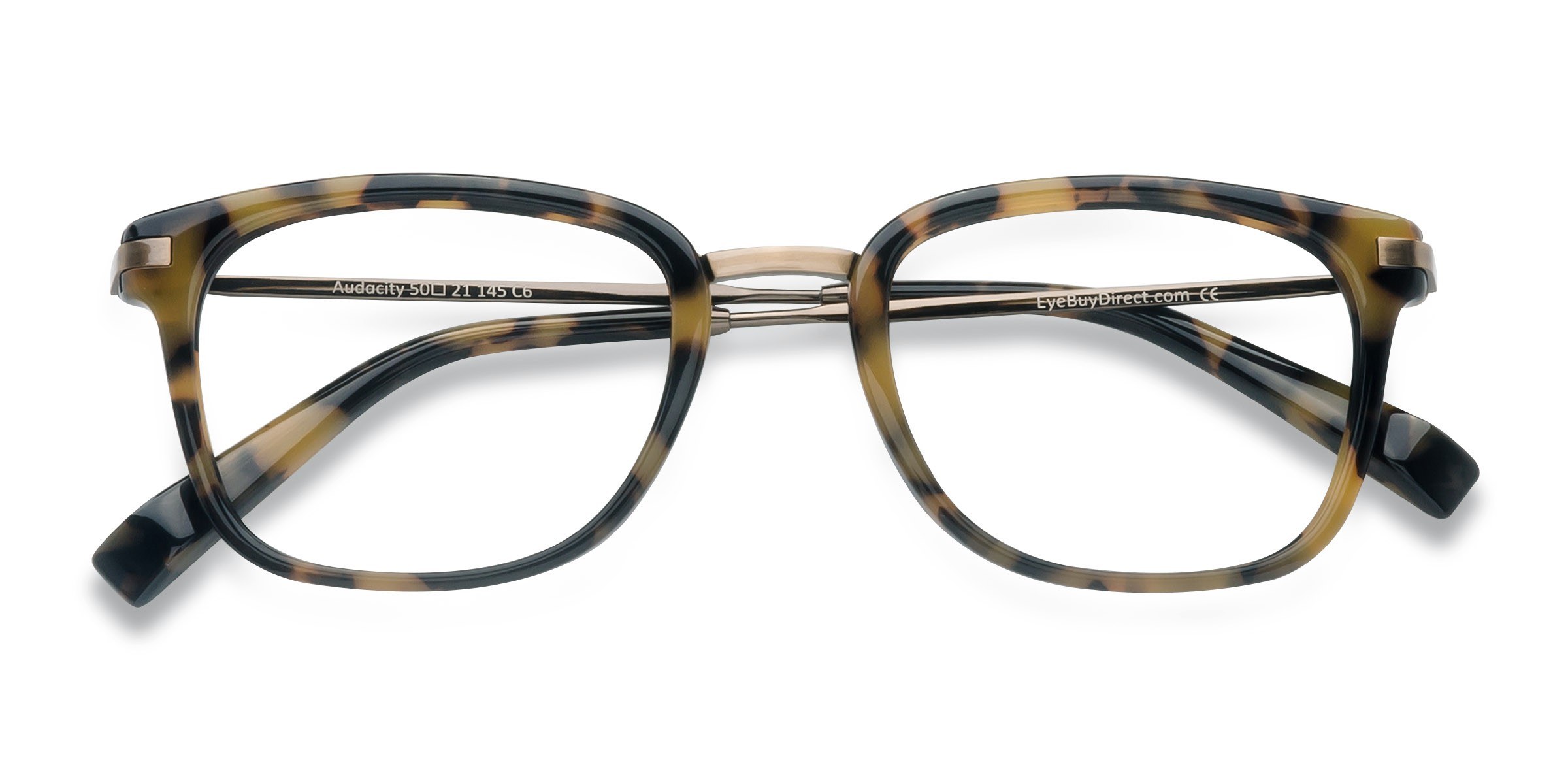 Tortoise Audacity - Metal Eyeglasses