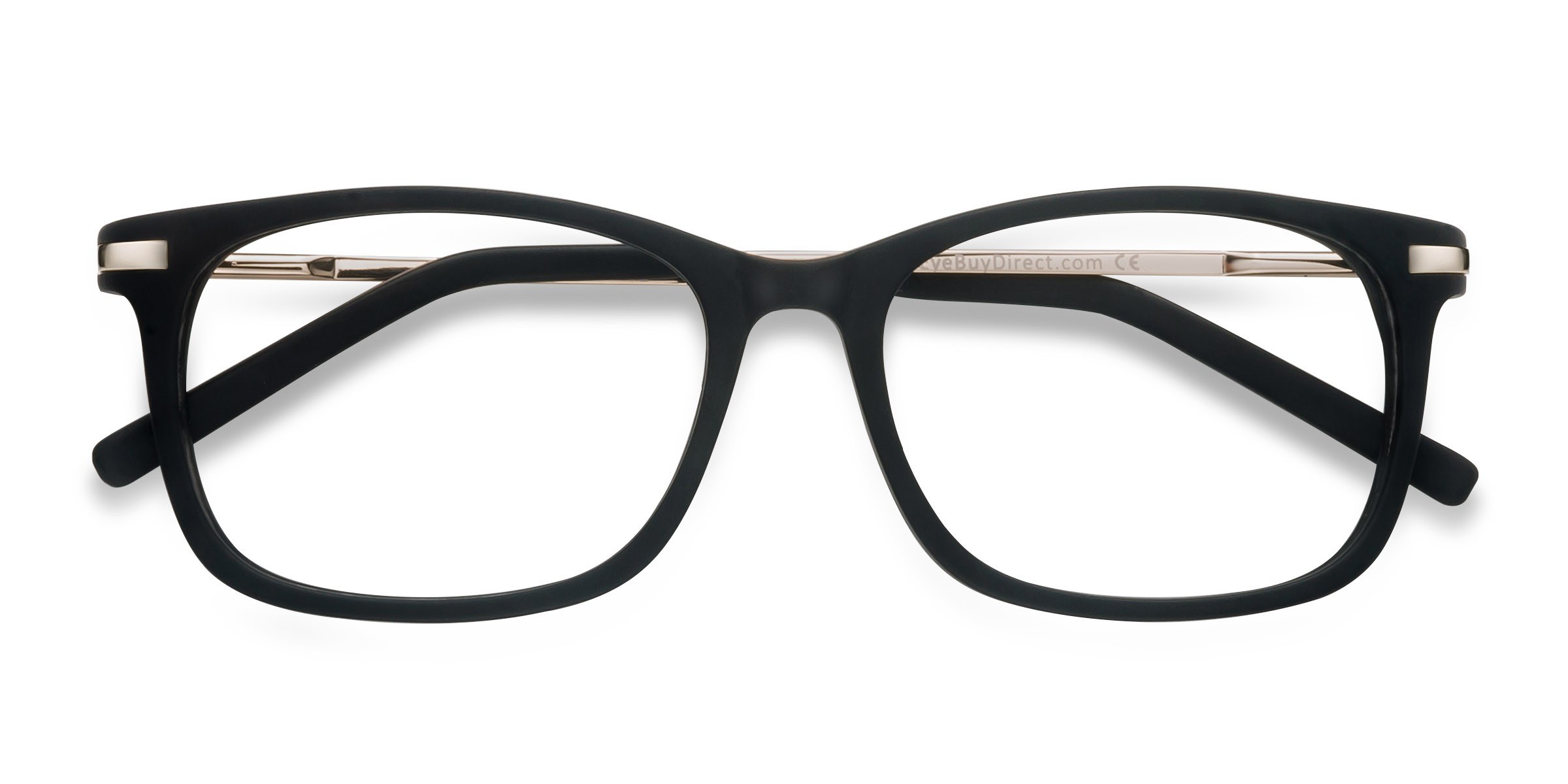 Matte Black Phase - Metal Eyeglasses