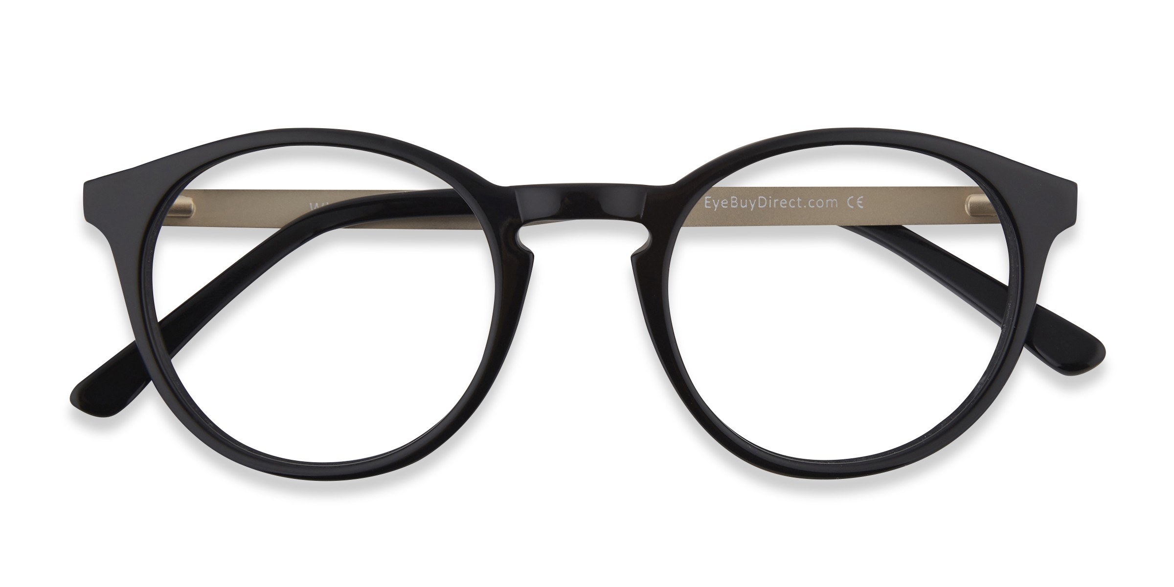 Black White Moon - Metal Eyeglasses