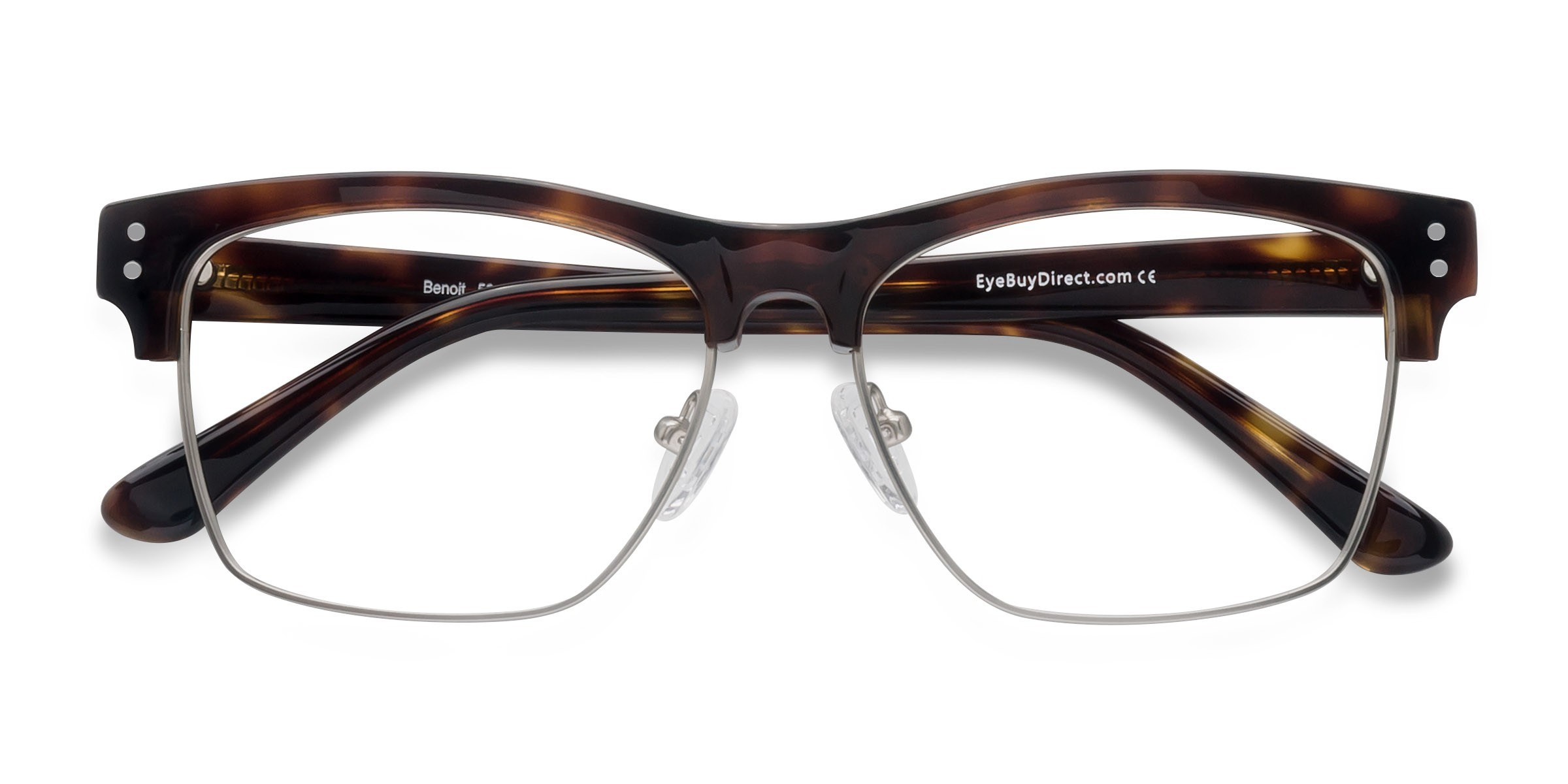 Tortoise Benoit - Metal Eyeglasses