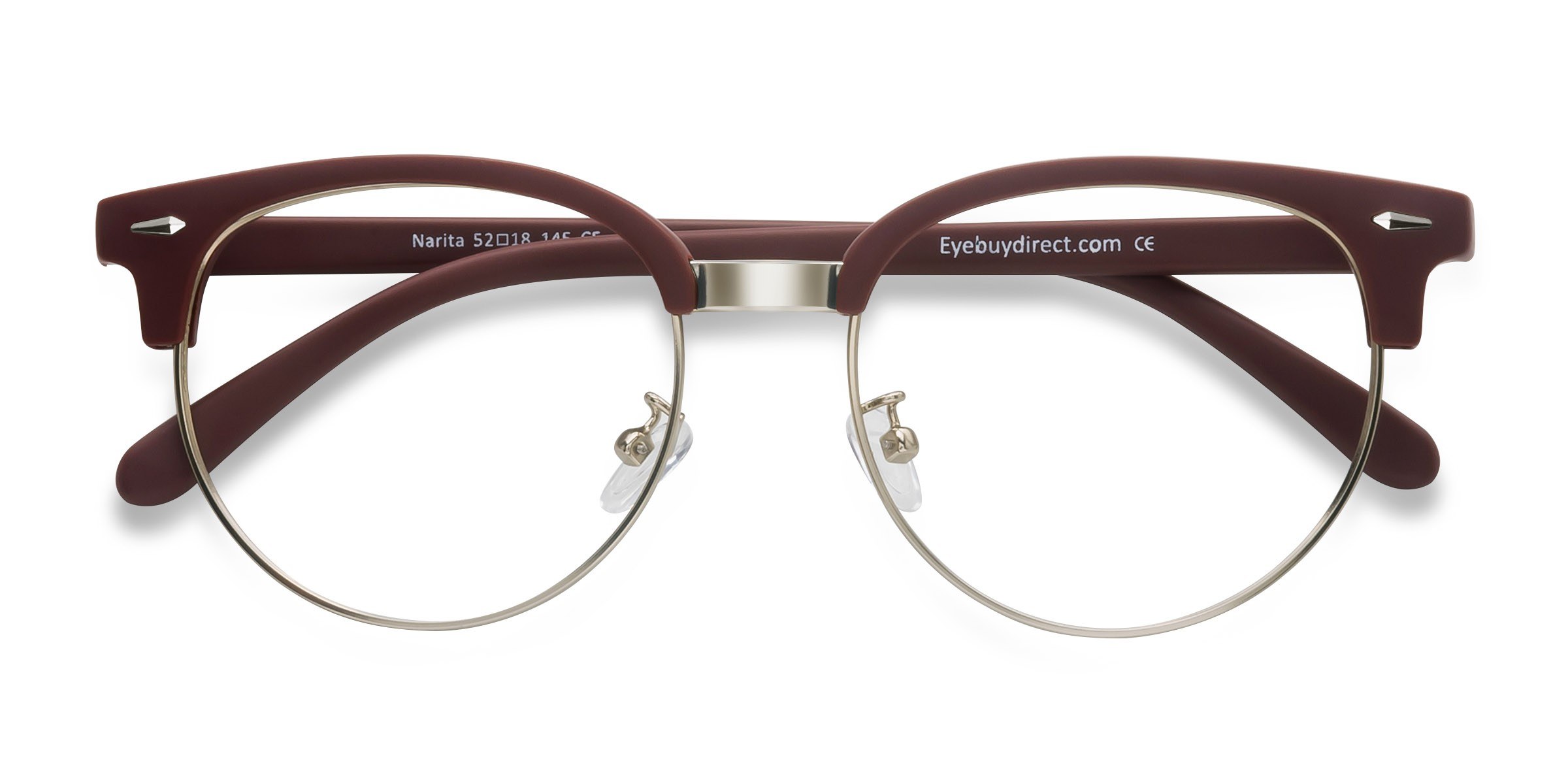 Matte Burgundy Narita -  Plastic Eyeglasses
