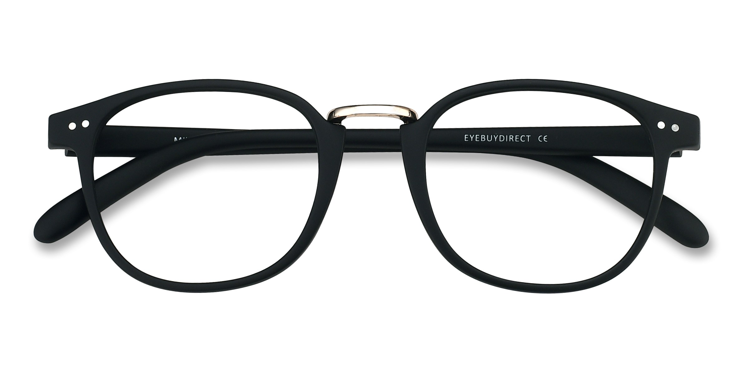 Matte Black Miyoshi - Plastic Eyeglasses