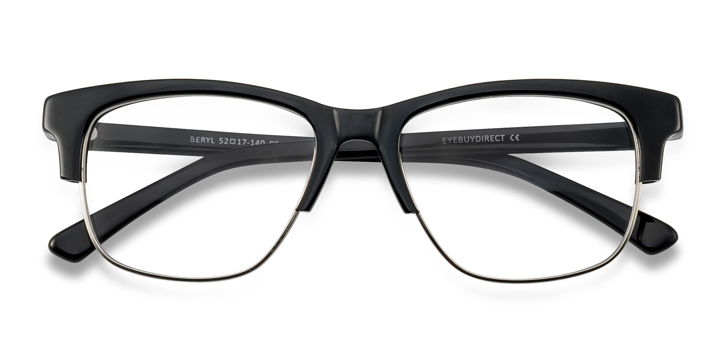Black Beryl - Metal Eyeglasses