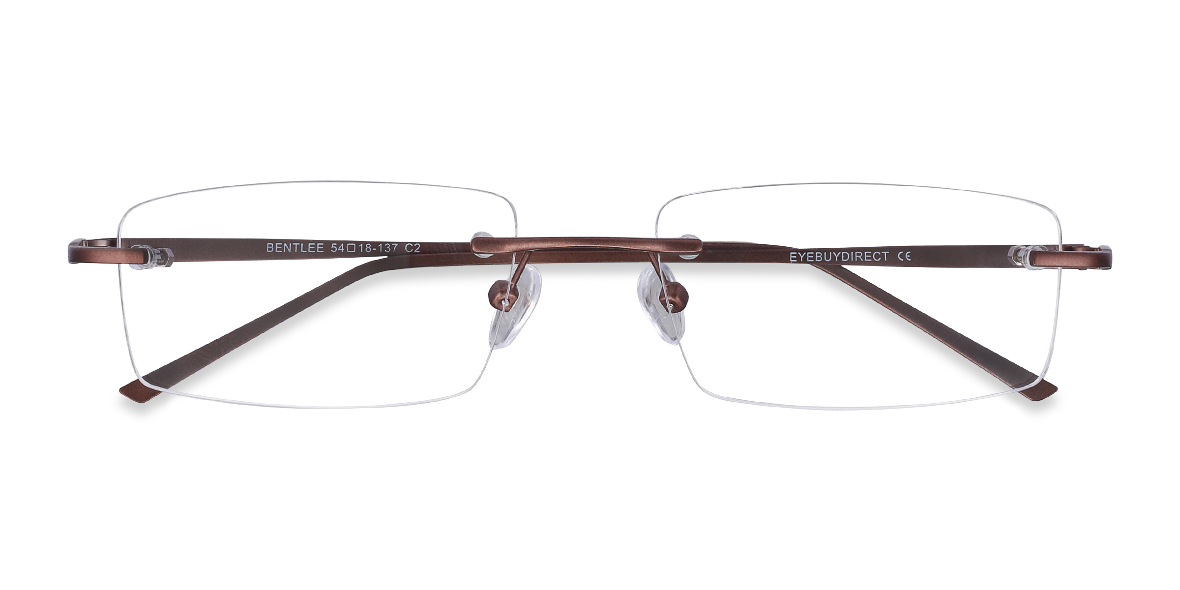Coffee Bentlee - Metal Eyeglasses
