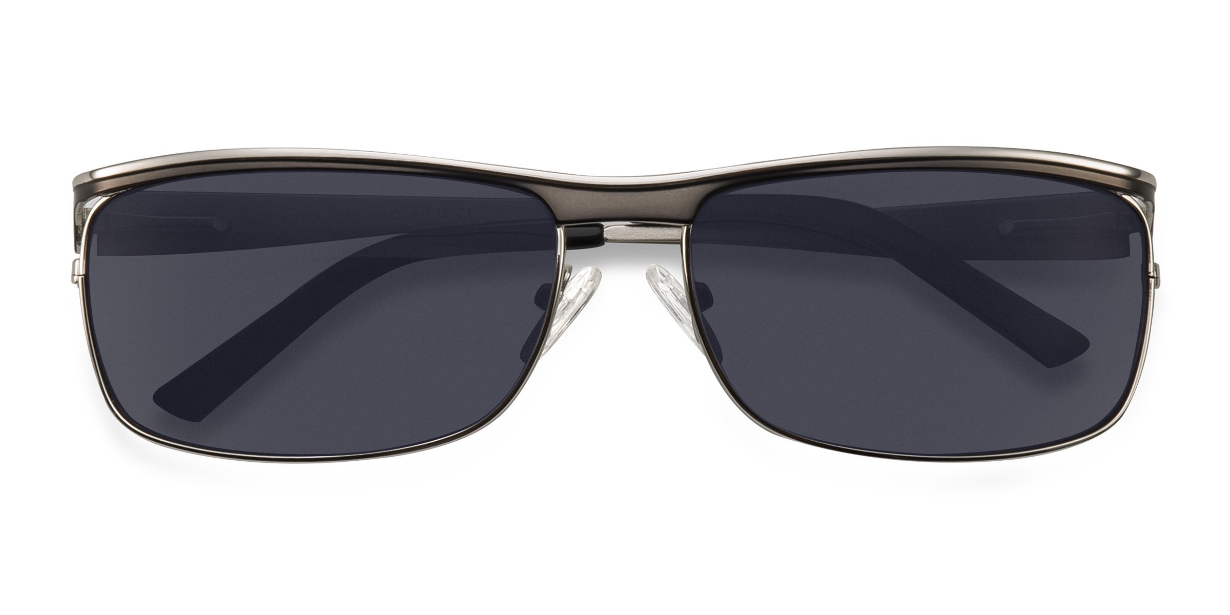 Silver/Black Brighton -  Metal Sunglasses
