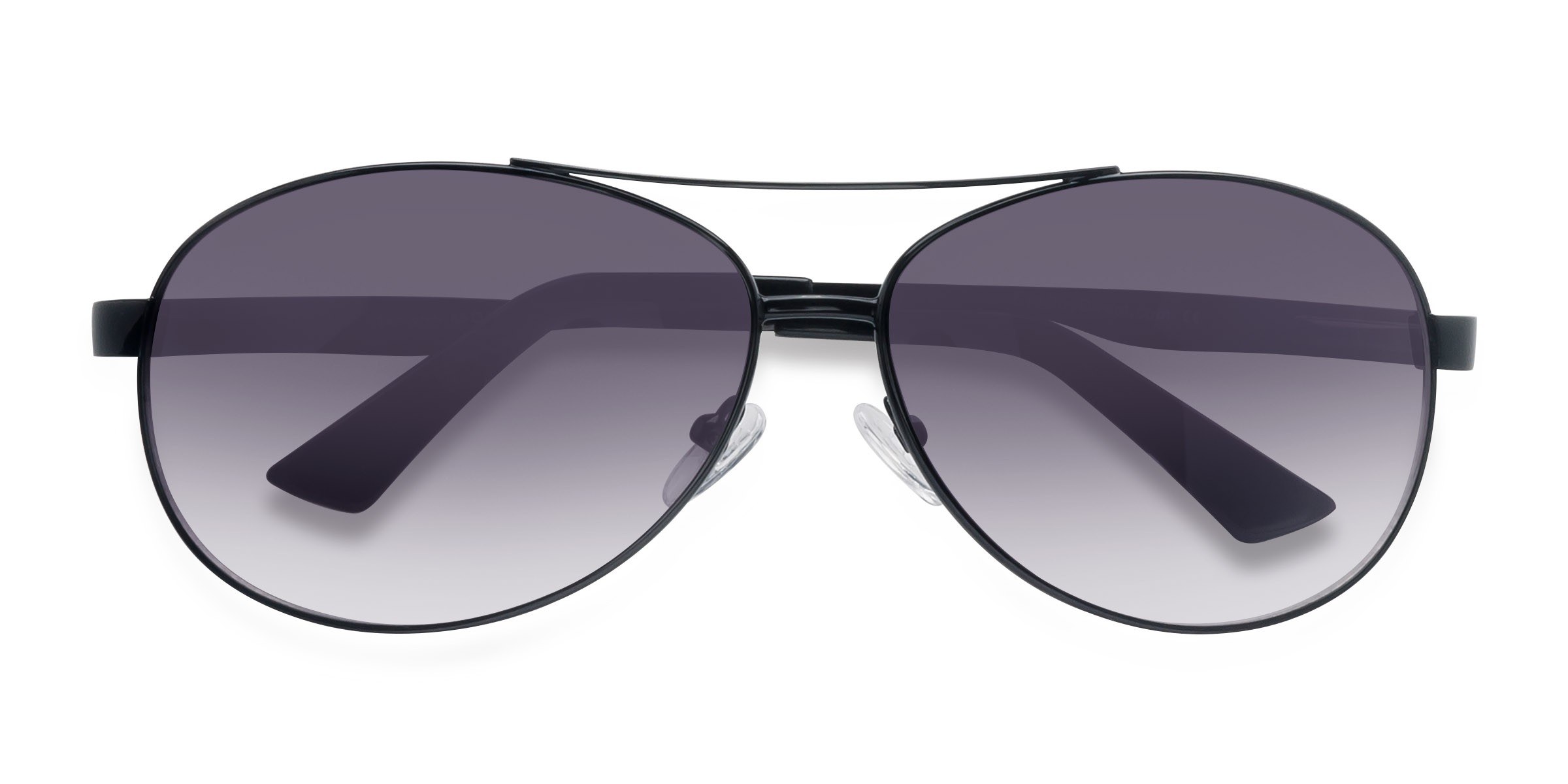 Noir Santorini -  Métal Lunettes de soleil