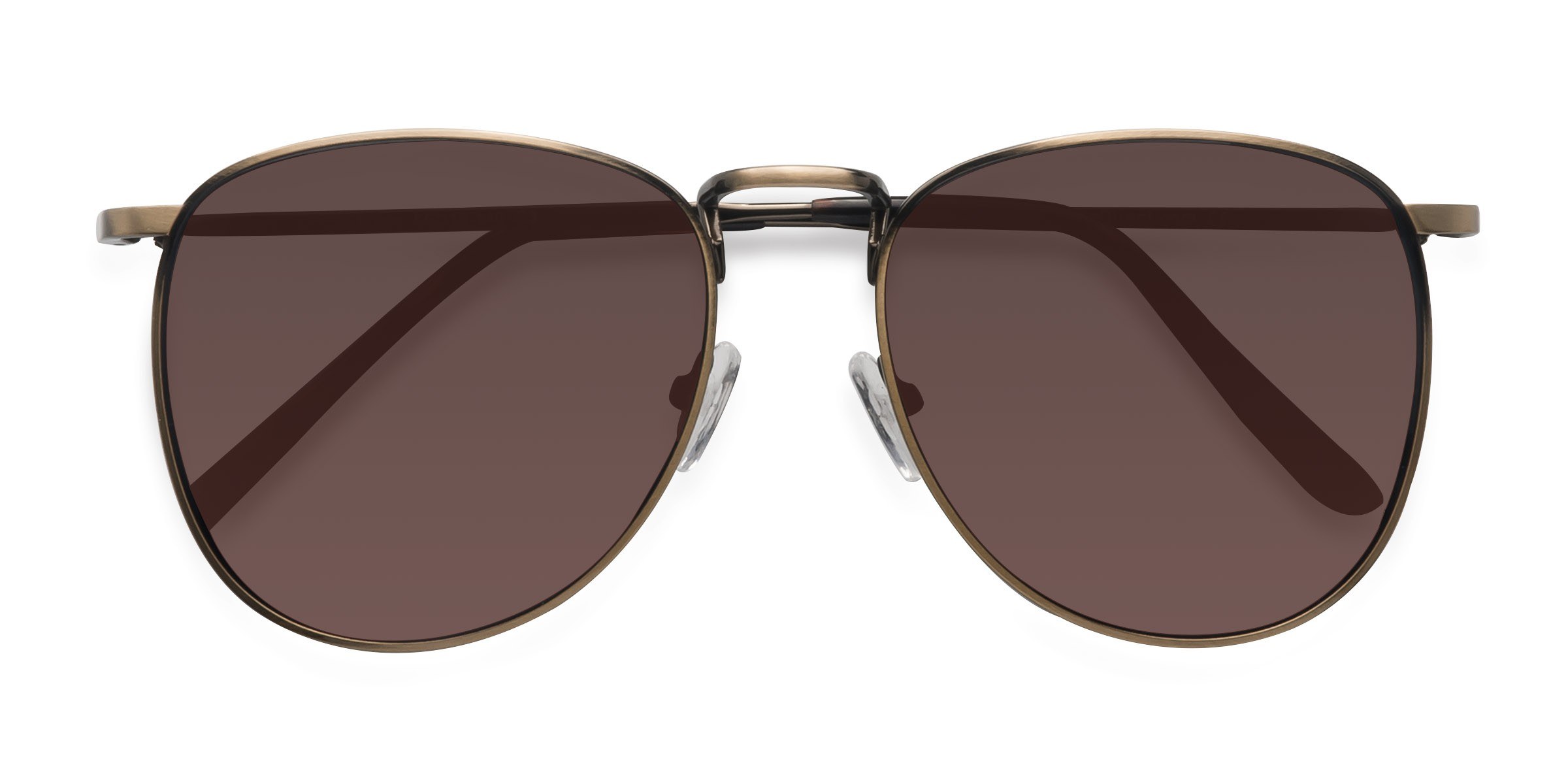 Bronze Fume - Métal Lunettes de soleil