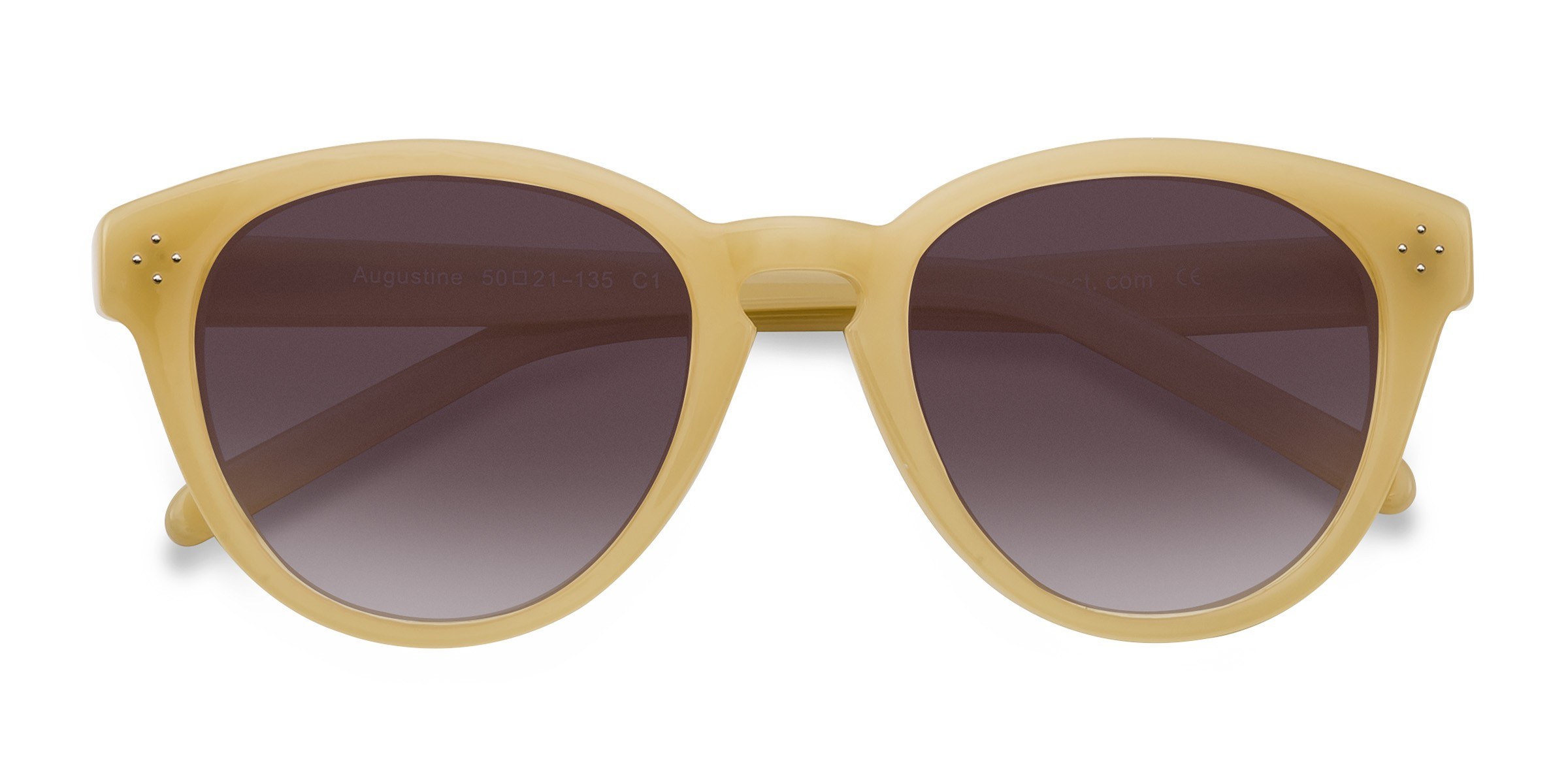 Yellow Augustine -  Plastic Sunglasses