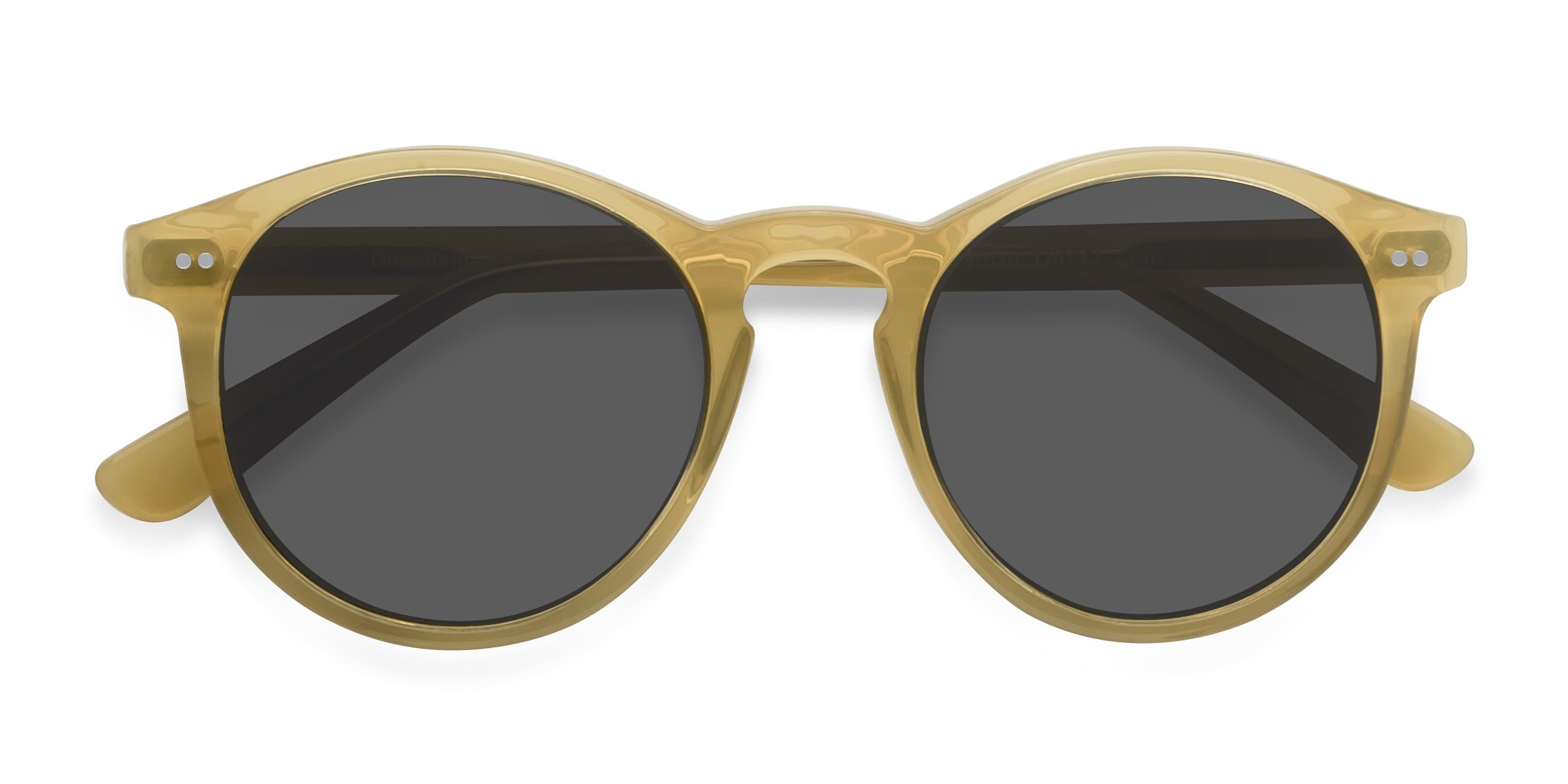 Jaune Decadent - Acétate Lunettes de soleil