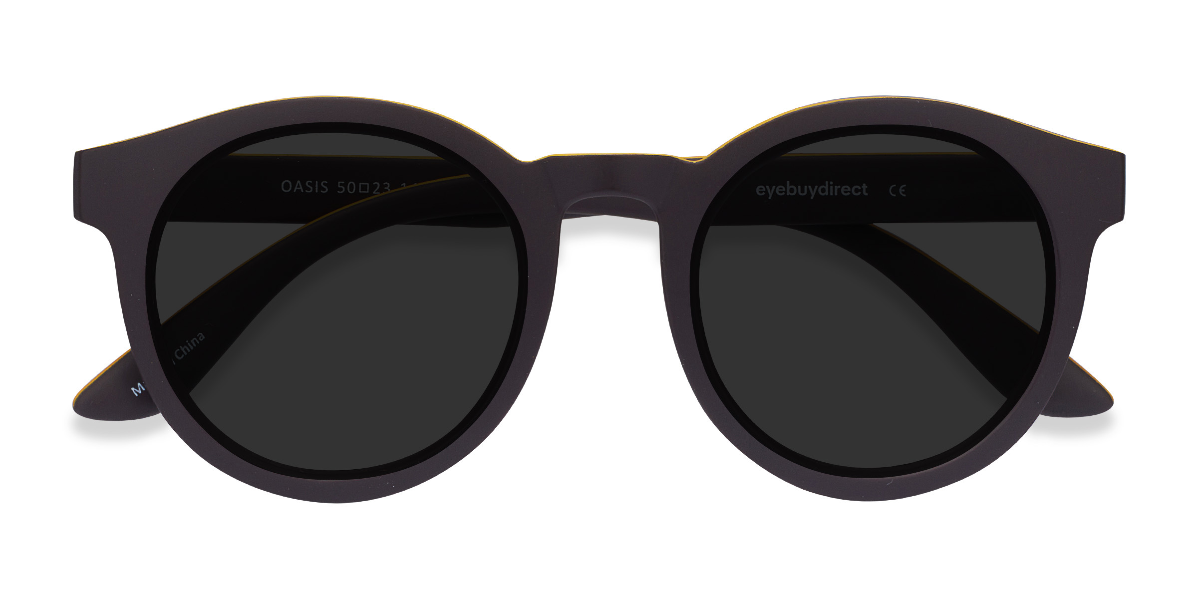 Matte Coffee Oasis - Plastic Sunglasses