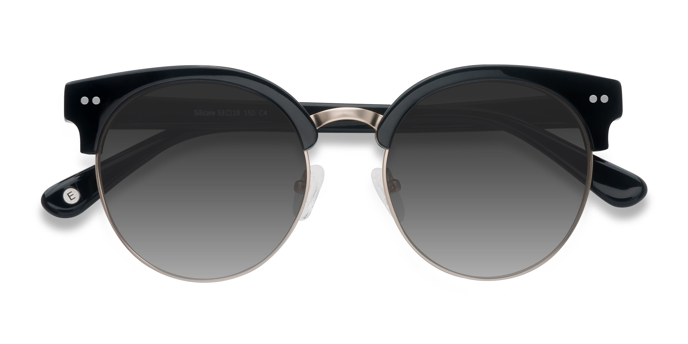 Black Silicate - Metal Sunglasses