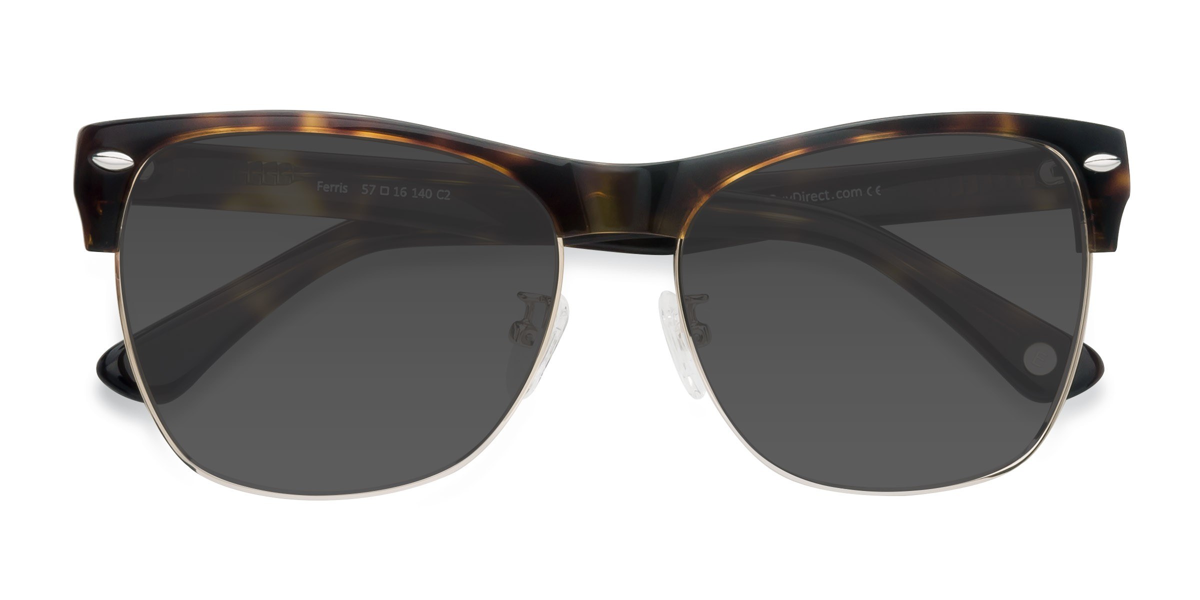 Tortoise Ferris - Metal Sunglasses