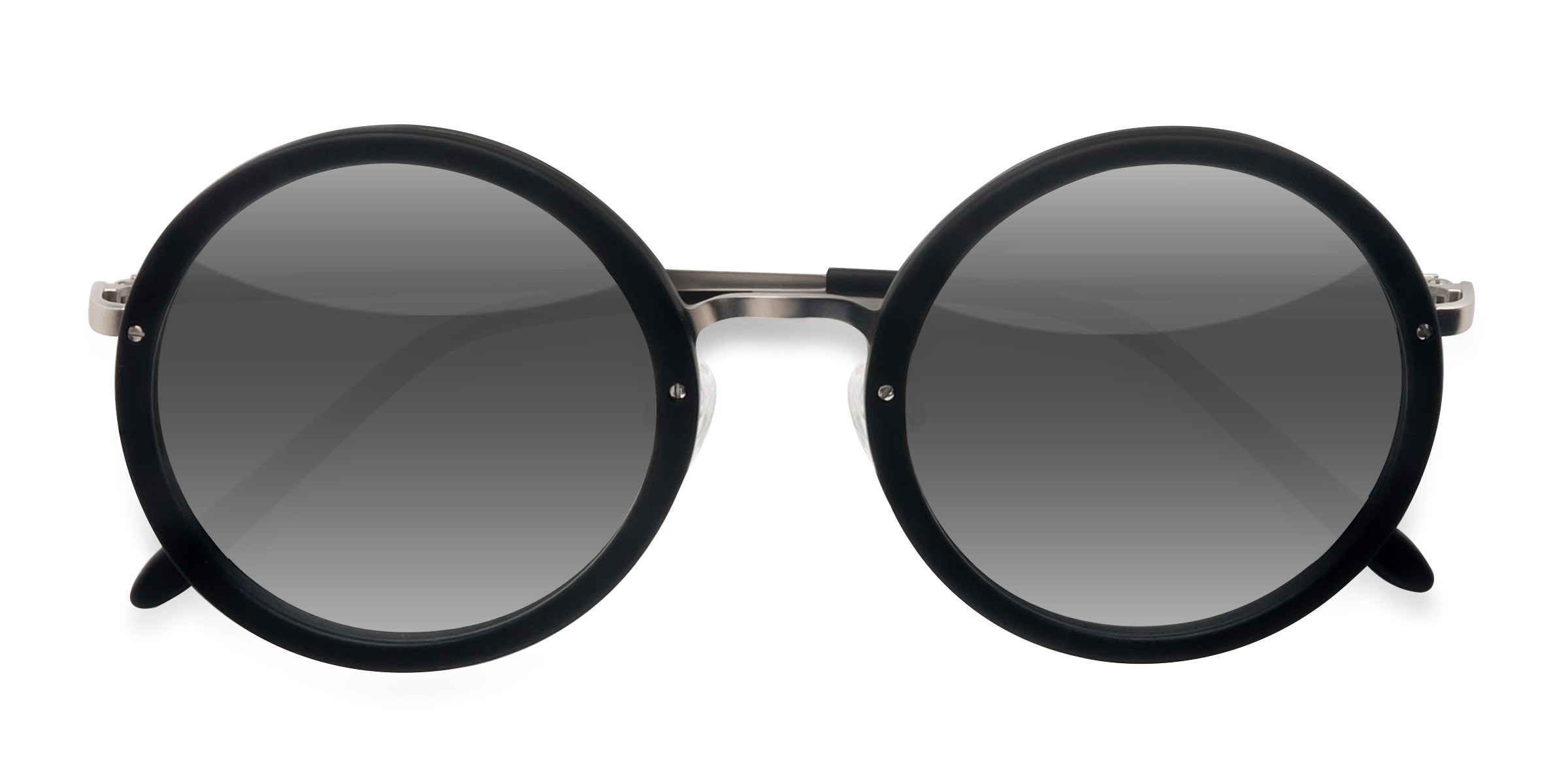 Noir Well -  Métal Lunettes de soleil