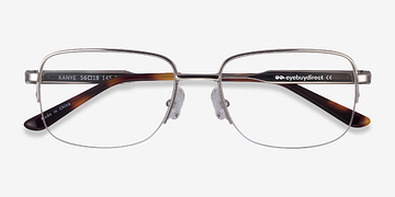 Silver Kanye -  Metal Eyeglasses