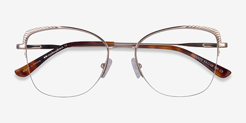 Gold Amande -  Metal Eyeglasses