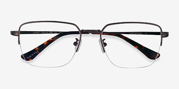 Gunmetal James -  Lightweight Titanium Eyeglasses