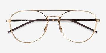 Gold Ray-Ban RB6414 -  Metal Eyeglasses