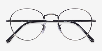 Black Bronze Gradient Ray-Ban RB3582V David -  Metal Eyeglasses