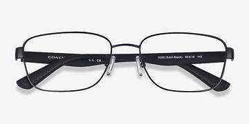 Satin Black Coach HC5122 -  Metal Eyeglasses