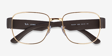 Gold Ray-Ban RB6532 Liteforce -  Metal Eyeglasses