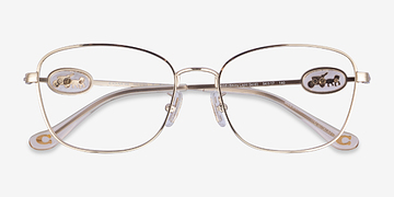 Shiny Light Gold Coach HC5183 -  Metal Eyeglasses
