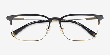 Matte Black Gold Coach HC5121 -  Metal Eyeglasses
