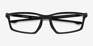 Black Oakley Chamber -  Plastic Eyeglasses