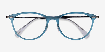Clear Blue Ray-Ban RB7160 -  Plastic Eyeglasses