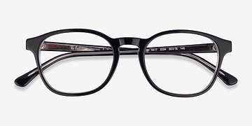 Transparent Black Ray-Ban RB5417 -  Acetate Eyeglasses