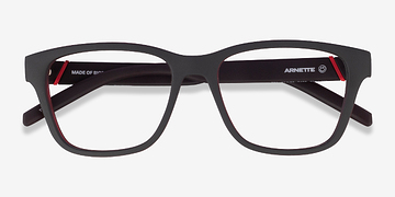 Matte Gray Red ARNETTE Telmo -  Plastic Eyeglasses