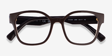 Brown Floral Vogue Eyewear VO5407 -  Plastic Eyeglasses
