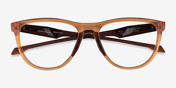 Clear Orange Oakley Admission -  Plastic Eyeglasses