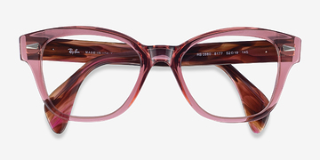 Clear Pink Ray-Ban RB0880 -  Acetate Eyeglasses