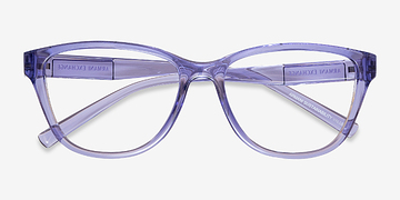 Shiny Transparent Purple Armani Exchange AX3111U -  Plastic Eyeglasses