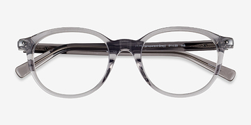 Transparent Gray Coach HC6167U -  Acetate Eyeglasses