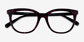 Ruby Pearl Signature C Coach HC6223U -  Acetate Eyeglasses