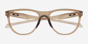 Matte Sepia Oakley Admission -  Plastic Eyeglasses