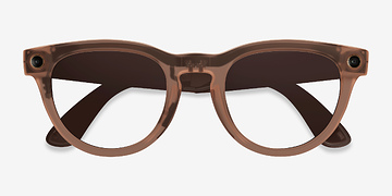 Matte Peach Ray-Ban Meta Headliner (Gen 2) -  Plastic AI Glasses