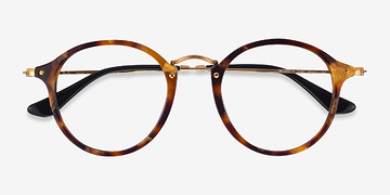 Tortoise Ray-Ban RB2447V -  Lightweight Acetate, Metal Eyeglasses