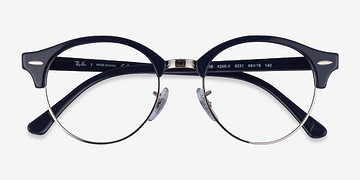 Navy Silver Ray-Ban RB4246V -  Metal Eyeglasses