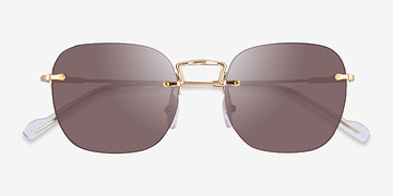 Gold Vogue Eyewear VO4217S -  Metal Sunglasses