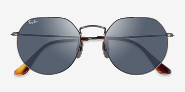 Gunmetal Ray-Ban RB8165 Jack -  Titanium Sunglasses