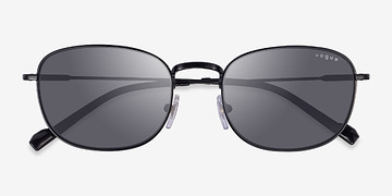 Shiny Black Vogue Eyewear VO4276S -  Metal Sunglasses