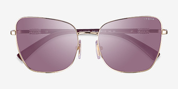 Shiny Gold Vogue Eyewear VO4277SB -  Metal Sunglasses