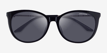 Shiny Black Armani Exchange AX4140SF -  Eco Friendly Sunglasses