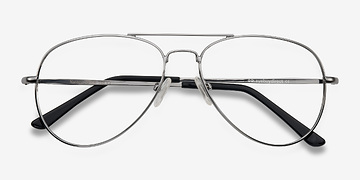 Silver Nantes -  Vintage Metal Eyeglasses