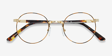 Golden/Tortoise Basquiat -  Vintage Metal Eyeglasses