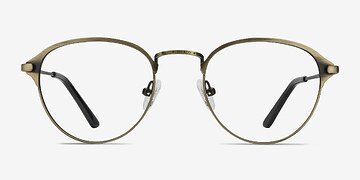 Bronze Wrap -  Metal Eyeglasses