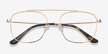 Golden Moxie -  Vintage Metal Eyeglasses